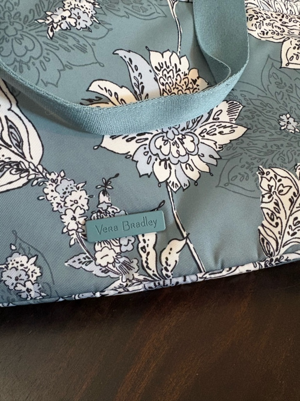 Vera Bradley Performance Twill Slim Laptop Organizer in Tiger Lily - Picture 3 of 6